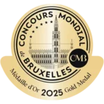 Concours mondial Bruxelles médaille d'or 2025